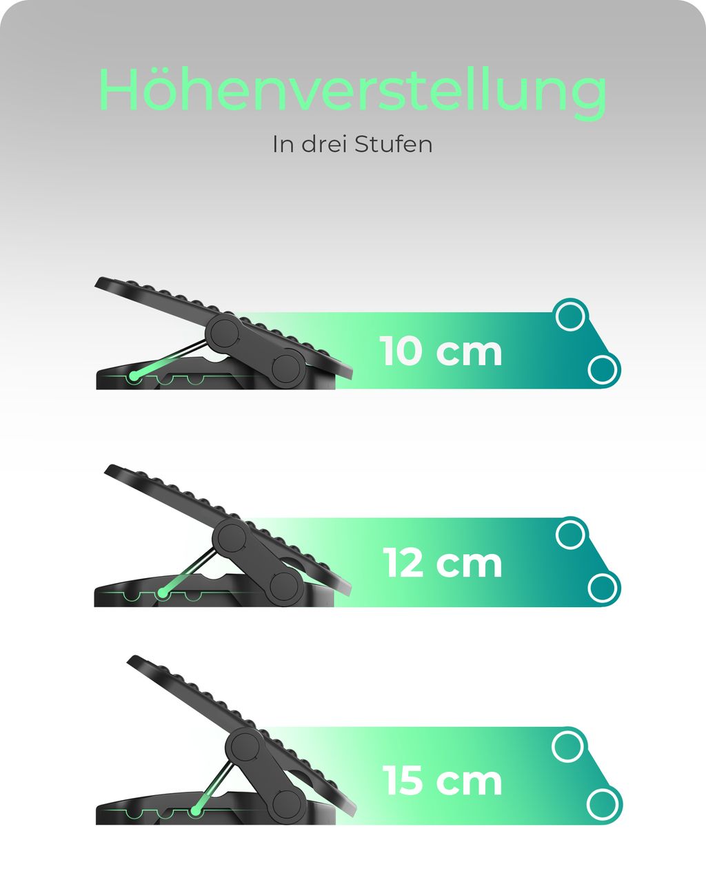 ICY BOX IB-EWA111-FT, Ergonomische Fußstütze