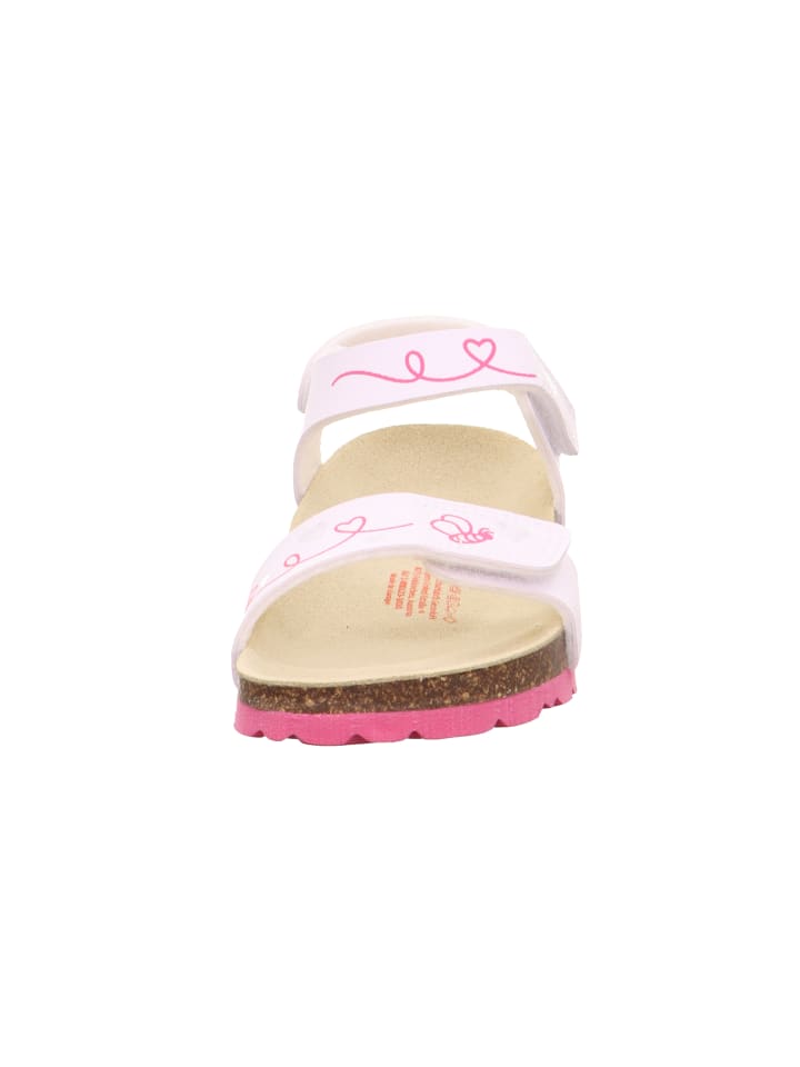superfit Tieffußbett Sandale FUSSBETTPANTOFFEL in Weiß günstig kaufen 38