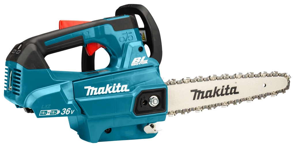 Motosserra de entalhe Makita DUC256CZ 2 x 18 volts com cabo superior, 25 cm (pilhas e carregador não incluídos)