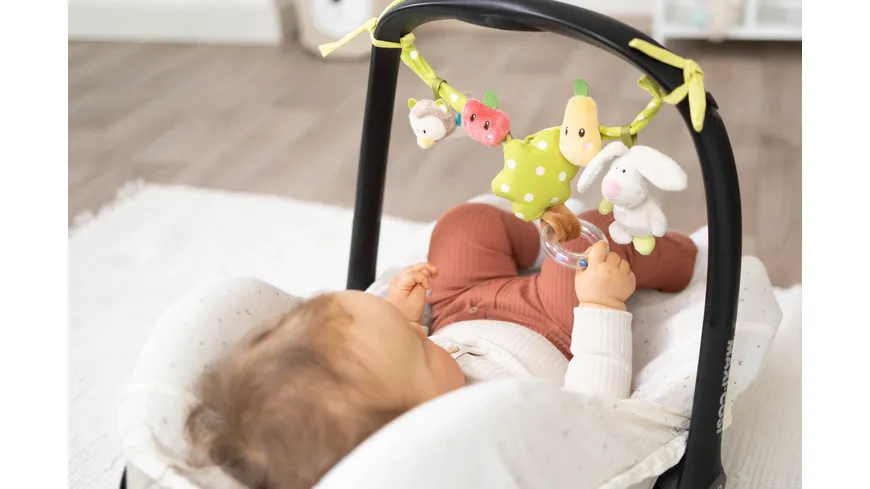 NICI Kinderwagenkette Hase und Eule