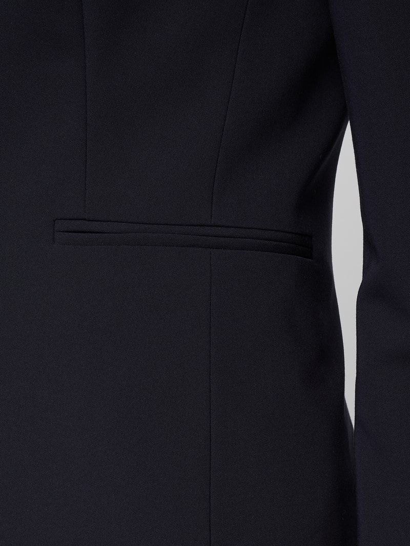 Blazer mit Paspeltaschen in marineblau