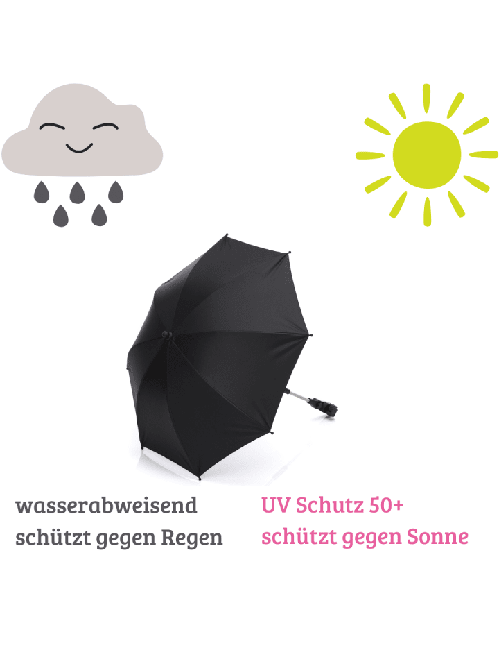 fillikid Sonnenschirm Easy Fit Exclusiv in Schwarz günstig kaufen onesize