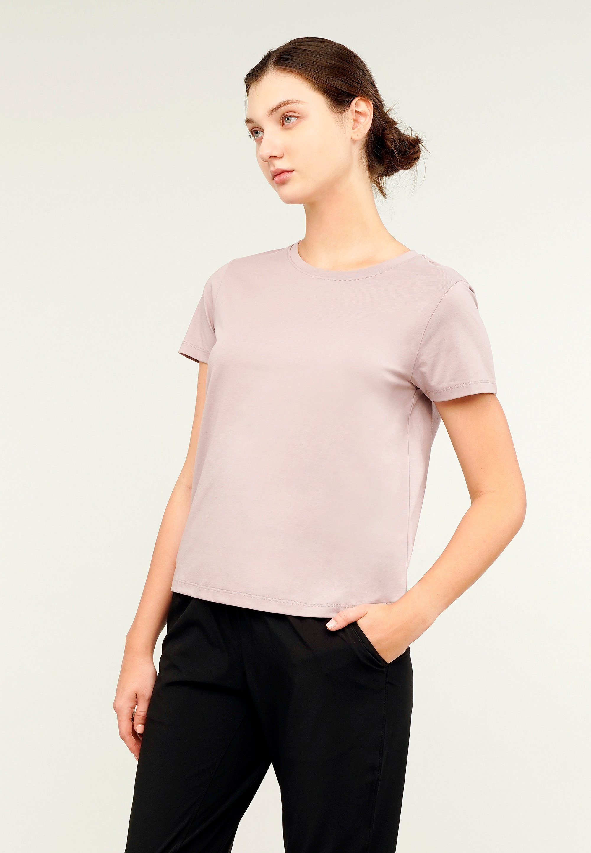 GIORDANO Funktionsshirt Sorena mit Cool-Touch-Funktion