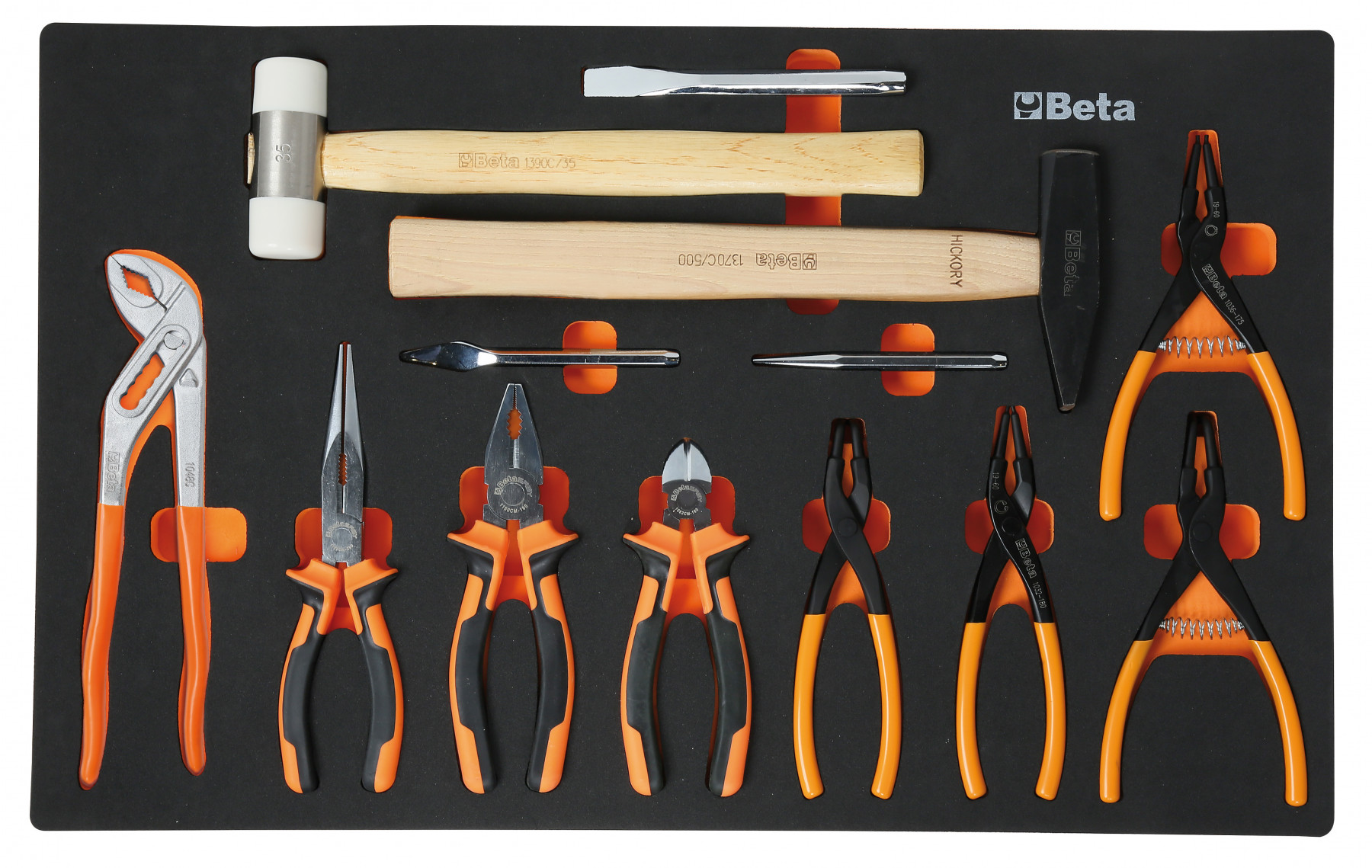 Beta 024006221 2400S O7/ES Werkzeugwechselwagen, gefüllt, 240-teilig, Orange