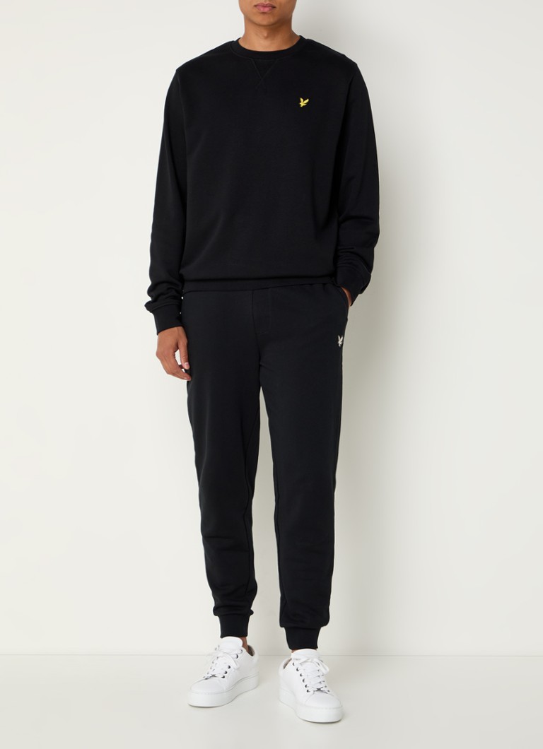 Pulover Lyle & Scott cu logo și imprimeu pe spate.