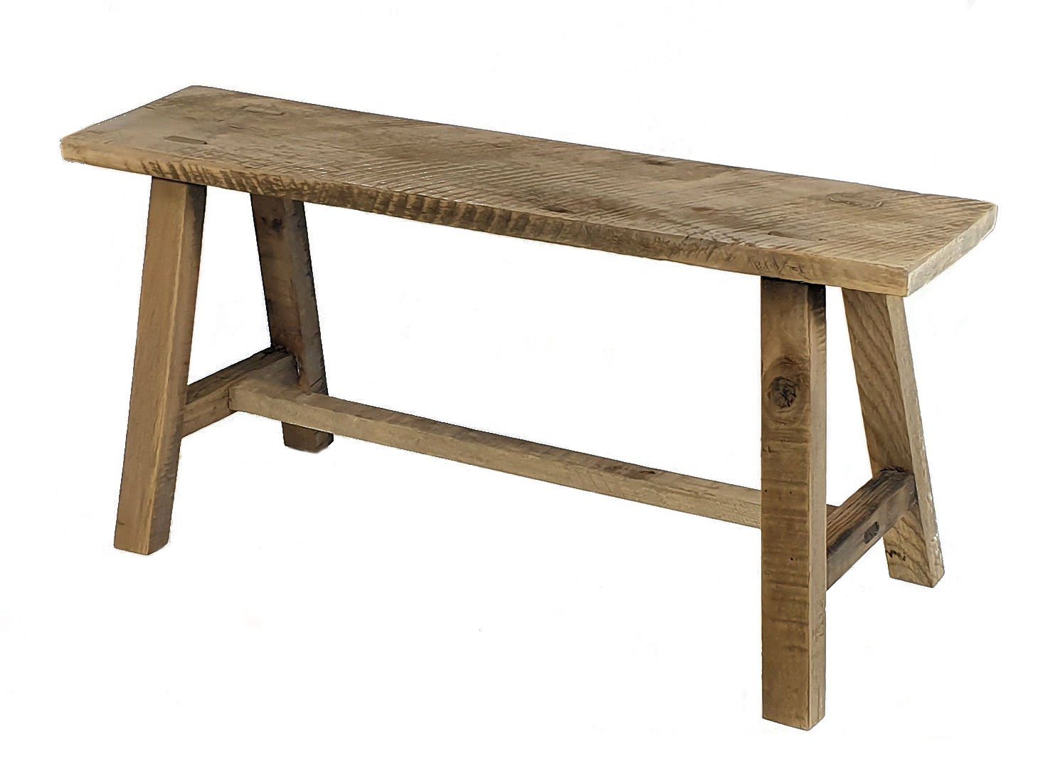 Spetebo Blumenbank Deko Bank aus altem Holz - 58 cm x 27 cm, Blumenbank für den Garten