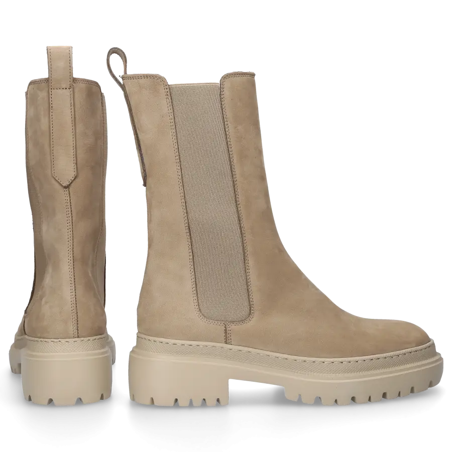 EN AVANT - Chelsea Boots D0600033/581 Veloursleder - beige