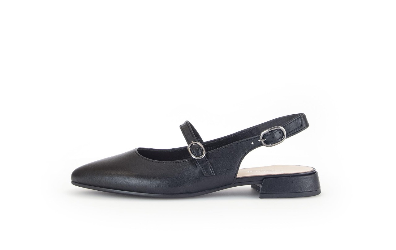 GABOR Ballerinas schwarz Gabor Fashion Slingpumps 41.502.27 schwa