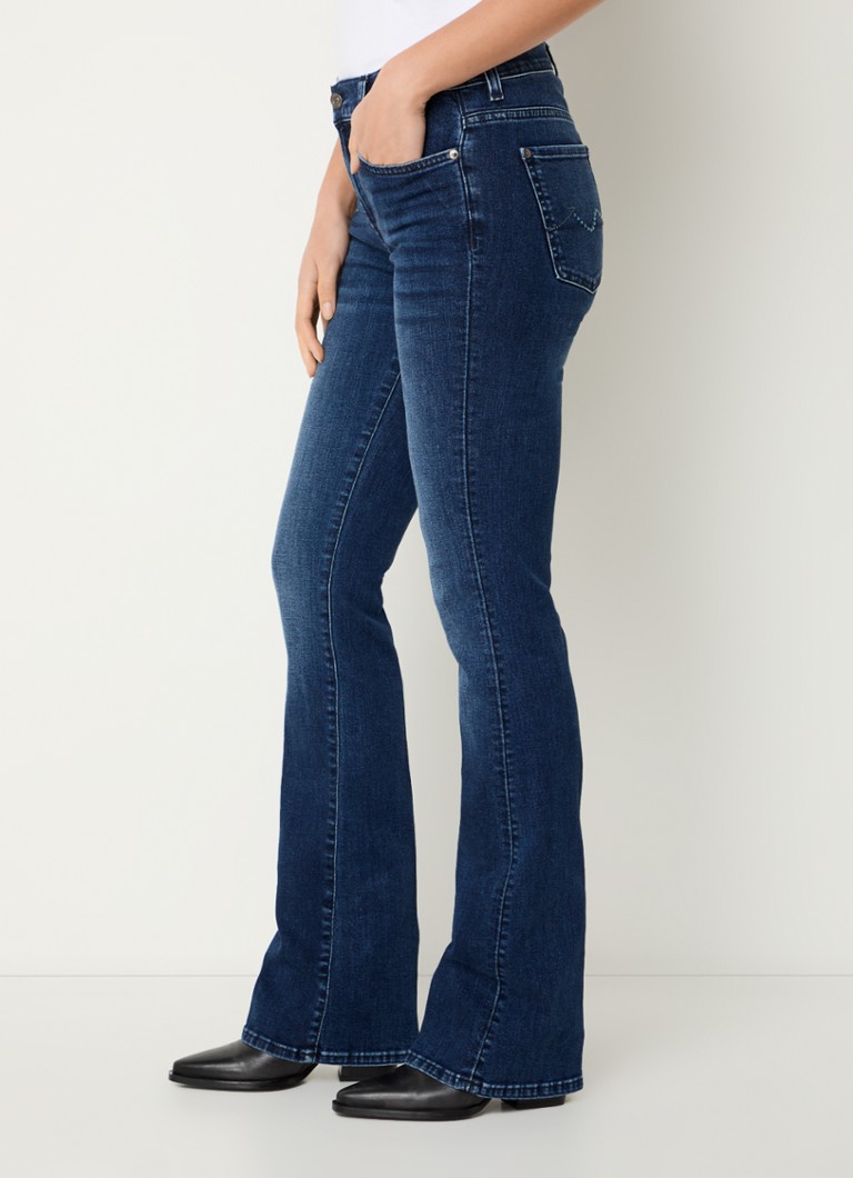 7 For All Mankind Mid waist bootcut jeans with dark wash
