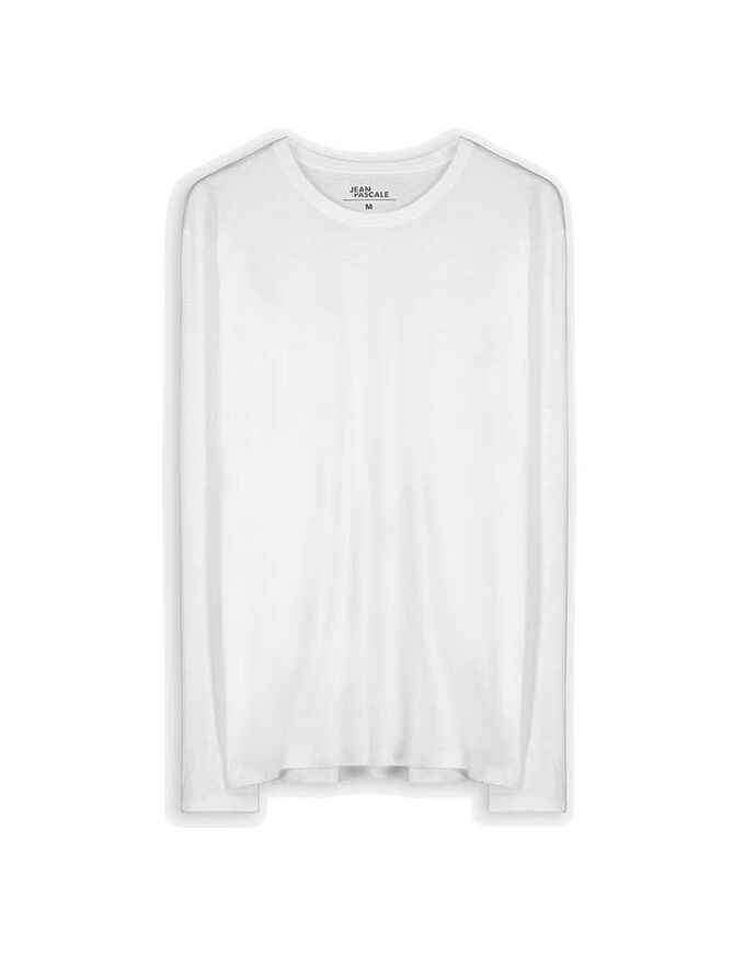 Langarmshirt - Rundhals-Ausschnitt
