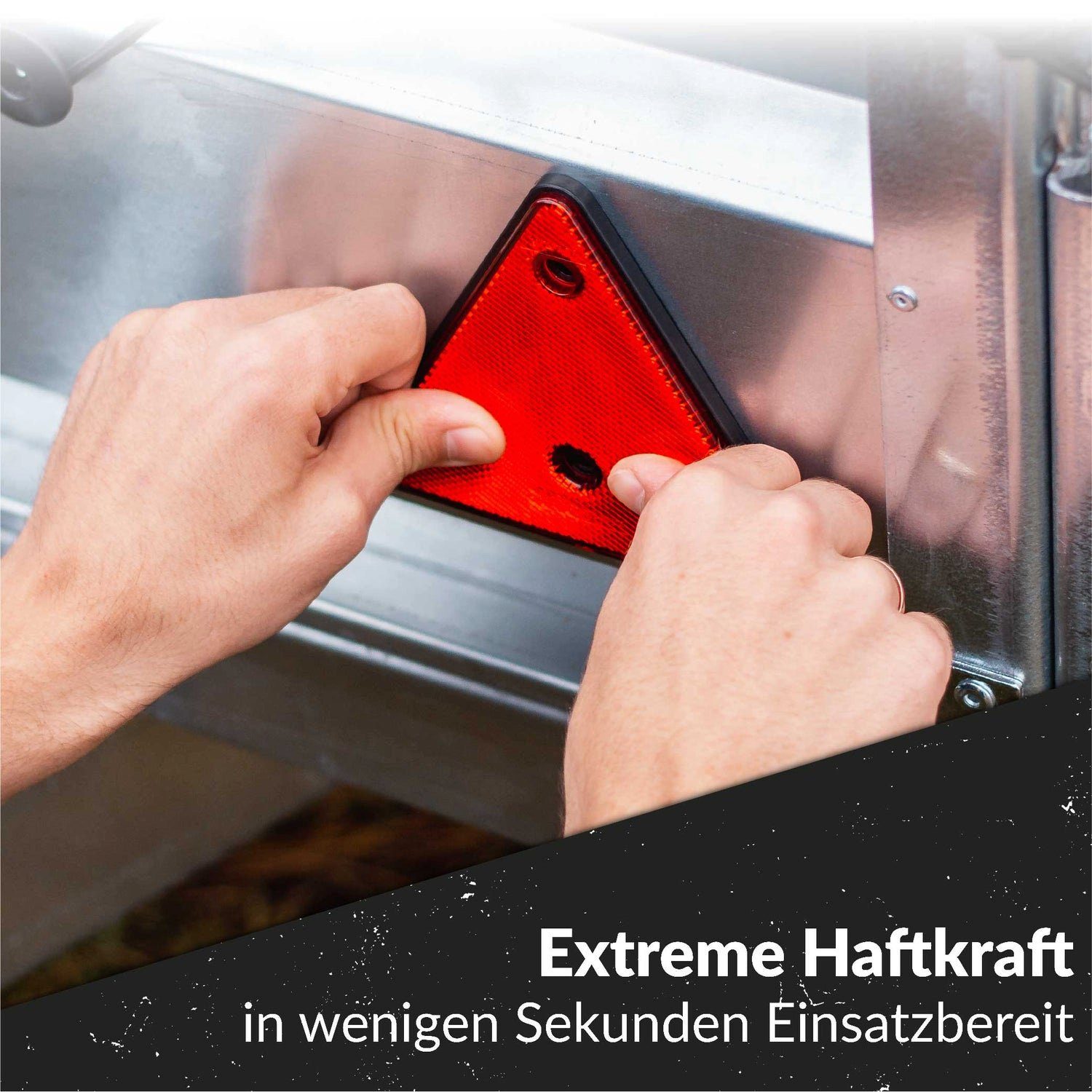 Upgrade4cars PKW-Anhänger Reflektor, 2 Stück, E24 Prüfzeichen