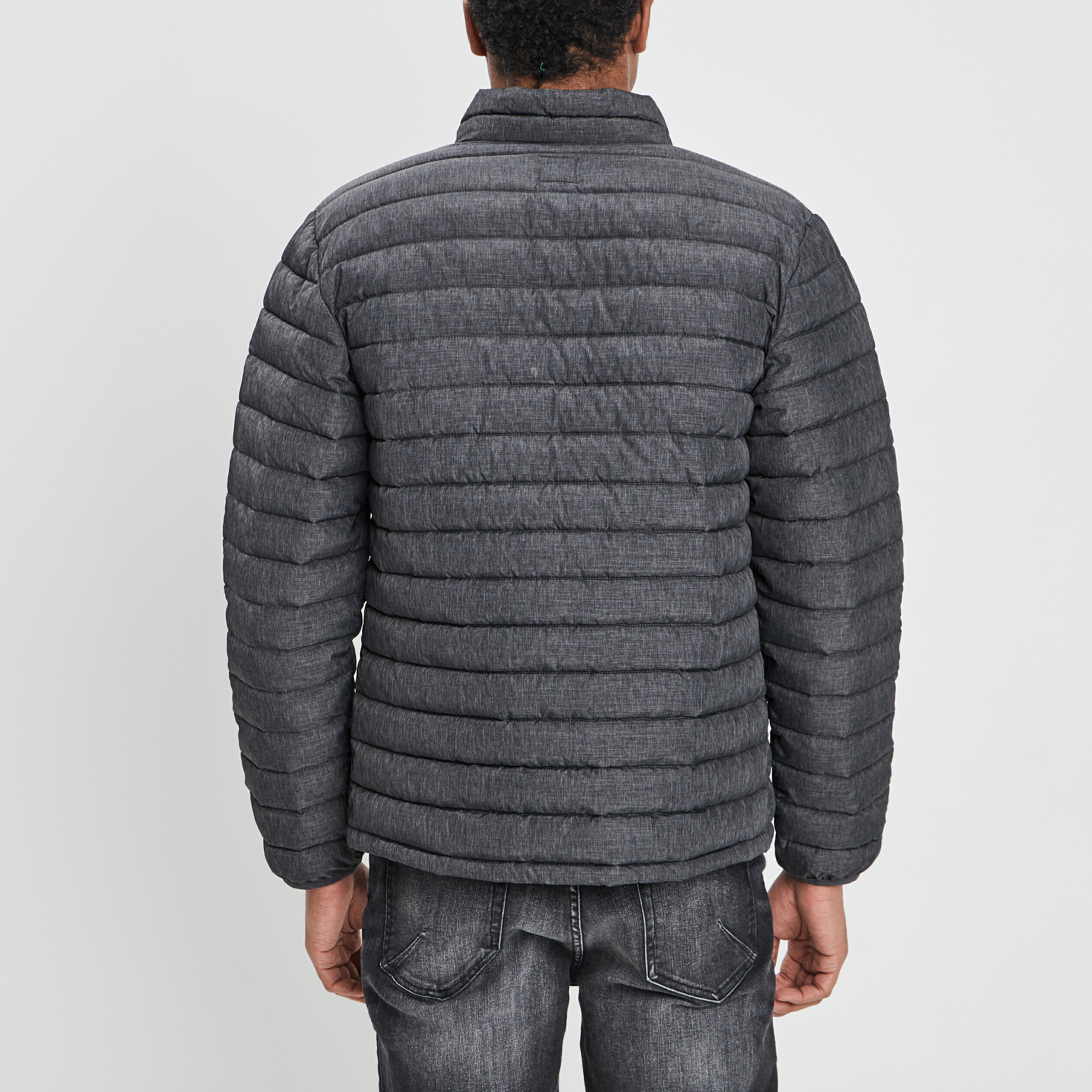 Doudoune droite Creeks gris homme | La Halle