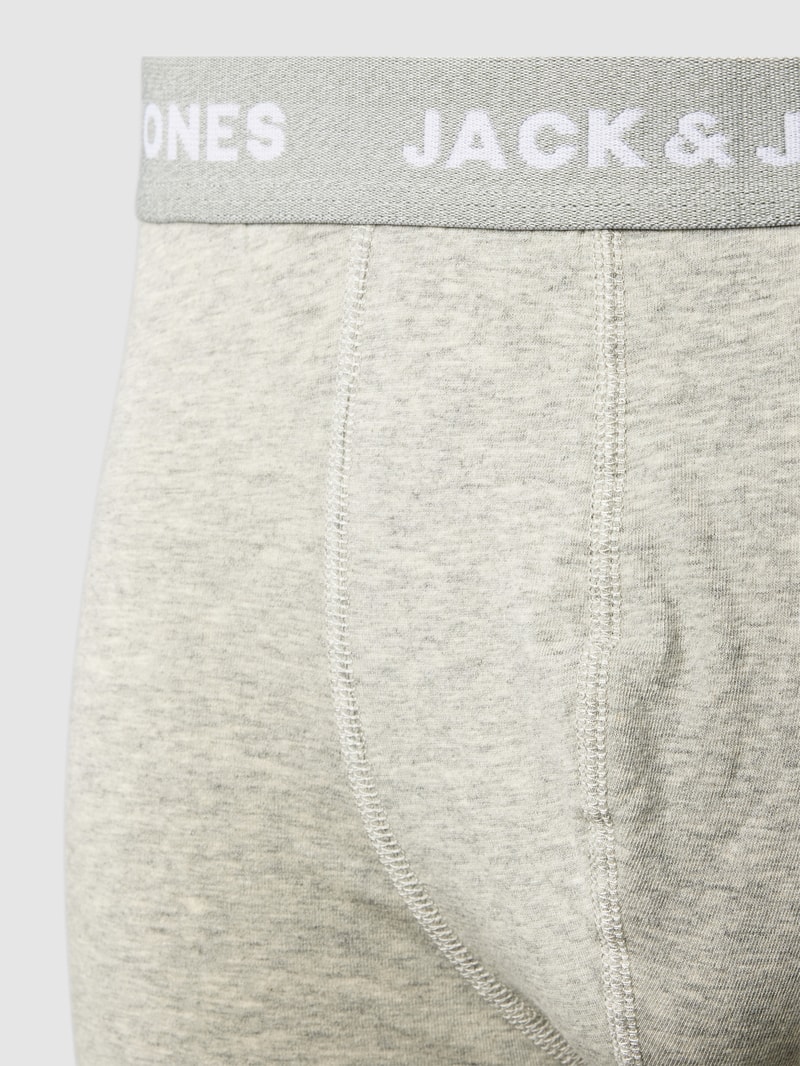 Trunks mit elastischem Logo-Bund im 5er-Pack in schwarz