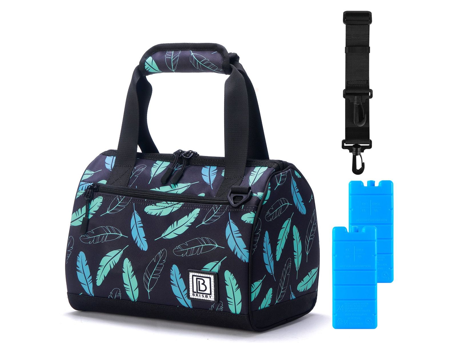 Brisby Black Feathers 10 Liter Kühltasche