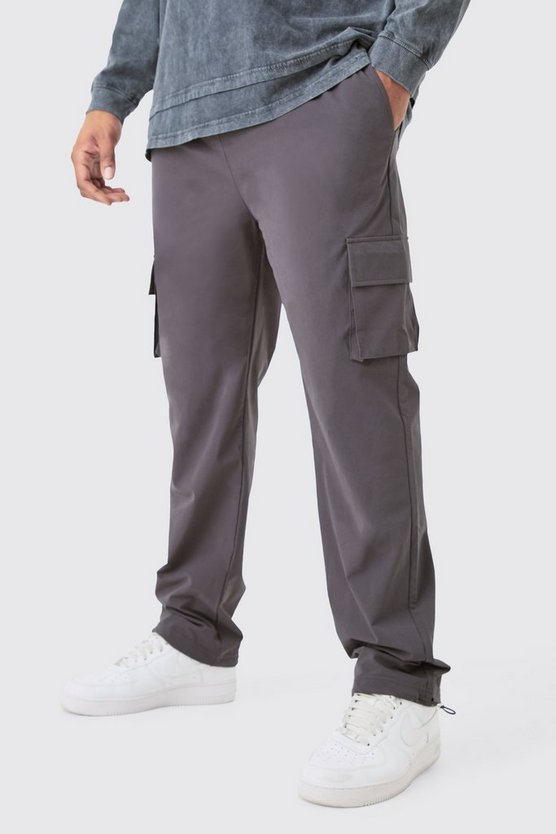 Plus elastische leichte Stretch Skinny Cargo-Hose