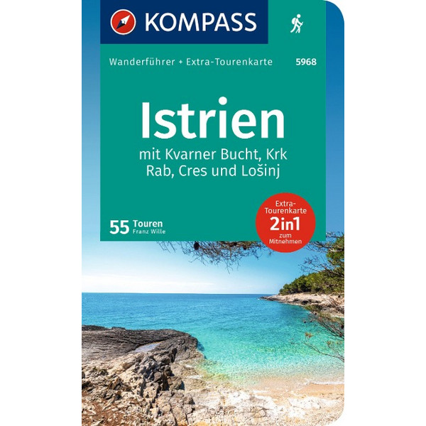 KOMPASS WANDERFÜHRER ISTRIEN MIT KVARNER-BUCHT