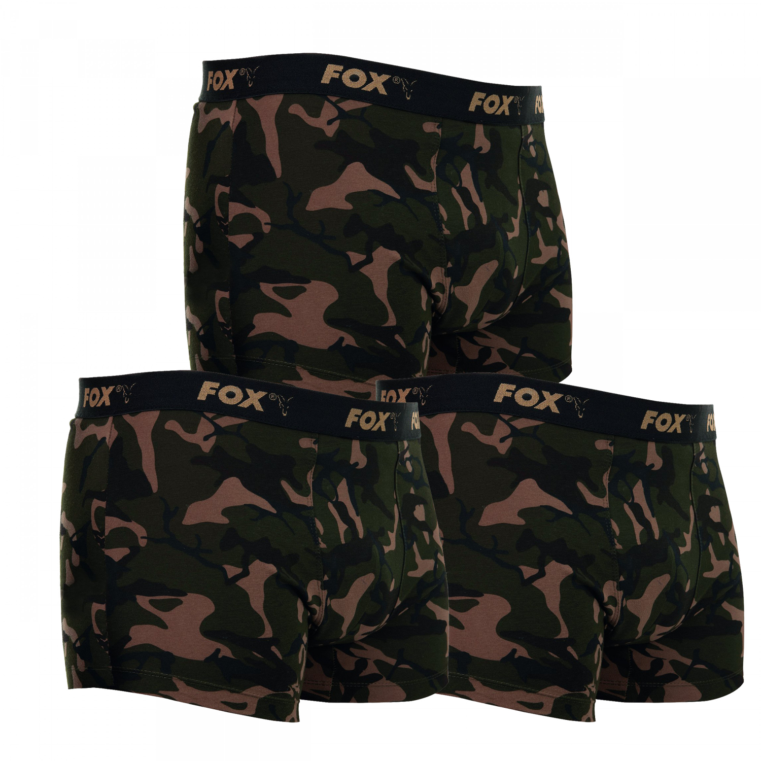 Fox Carp Herren Camo Boxers 3er Set