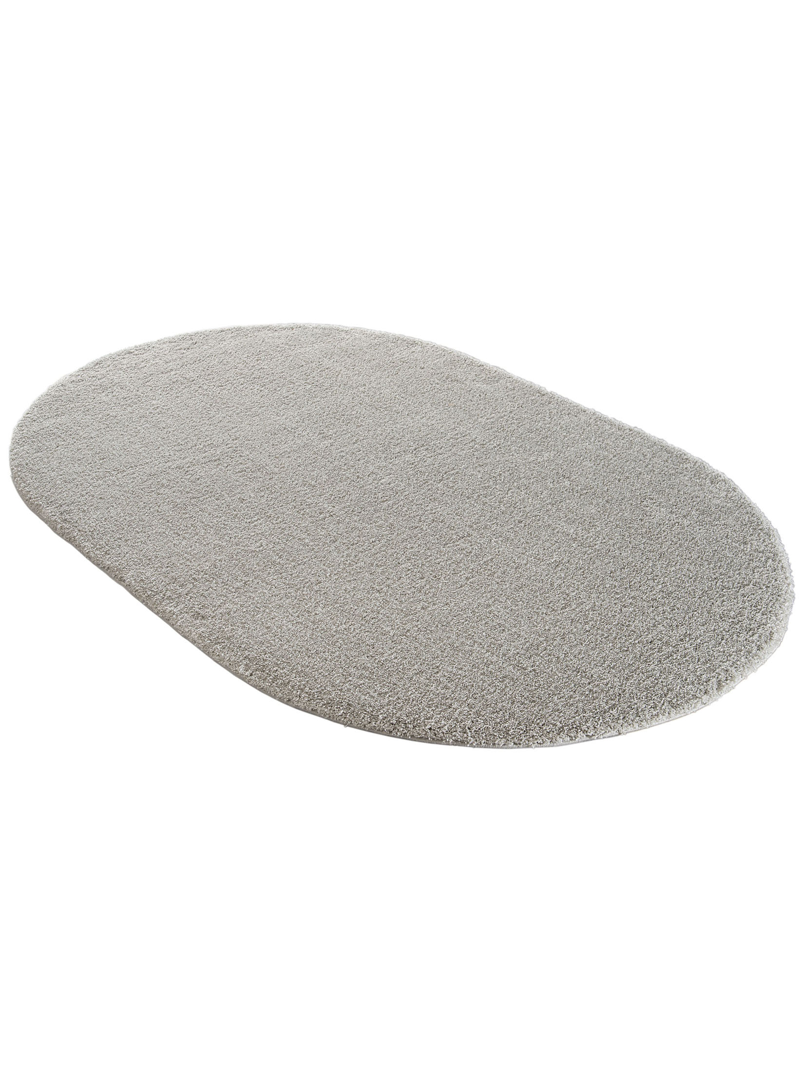 Lounge Hochflor-Teppich, Hellgrau