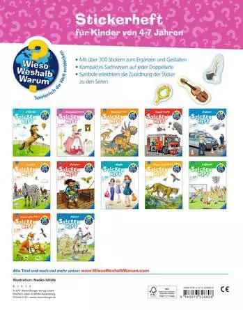 Ravensburger Wieso? Weshalb? Warum? Stickerheft: Prinzessinnen