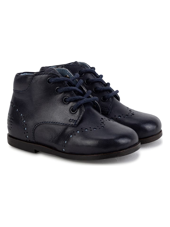 Carrément beau Leder-Schnürschuhe in Schwarz günstig kaufen