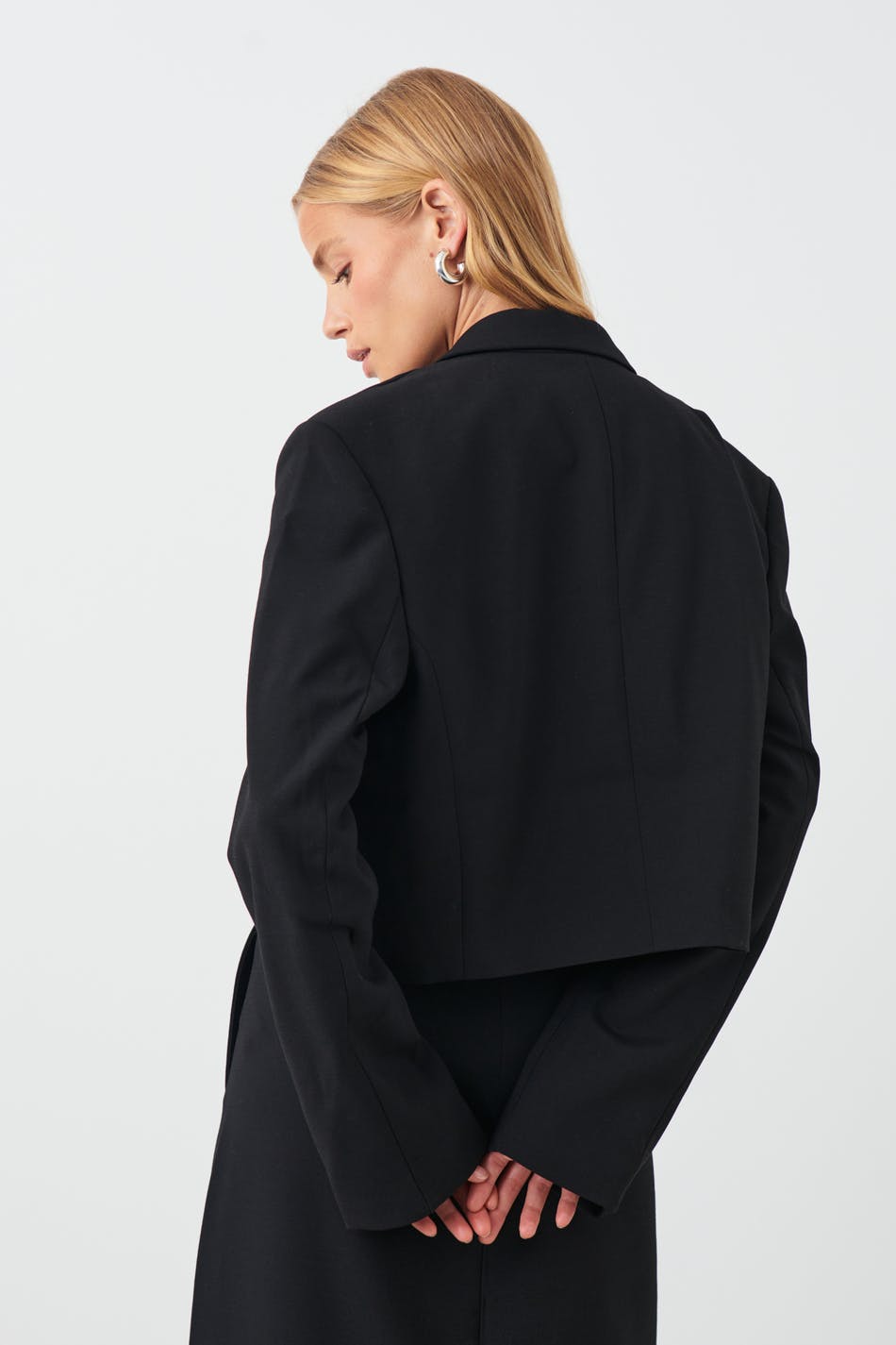 Boxy cropped blazer