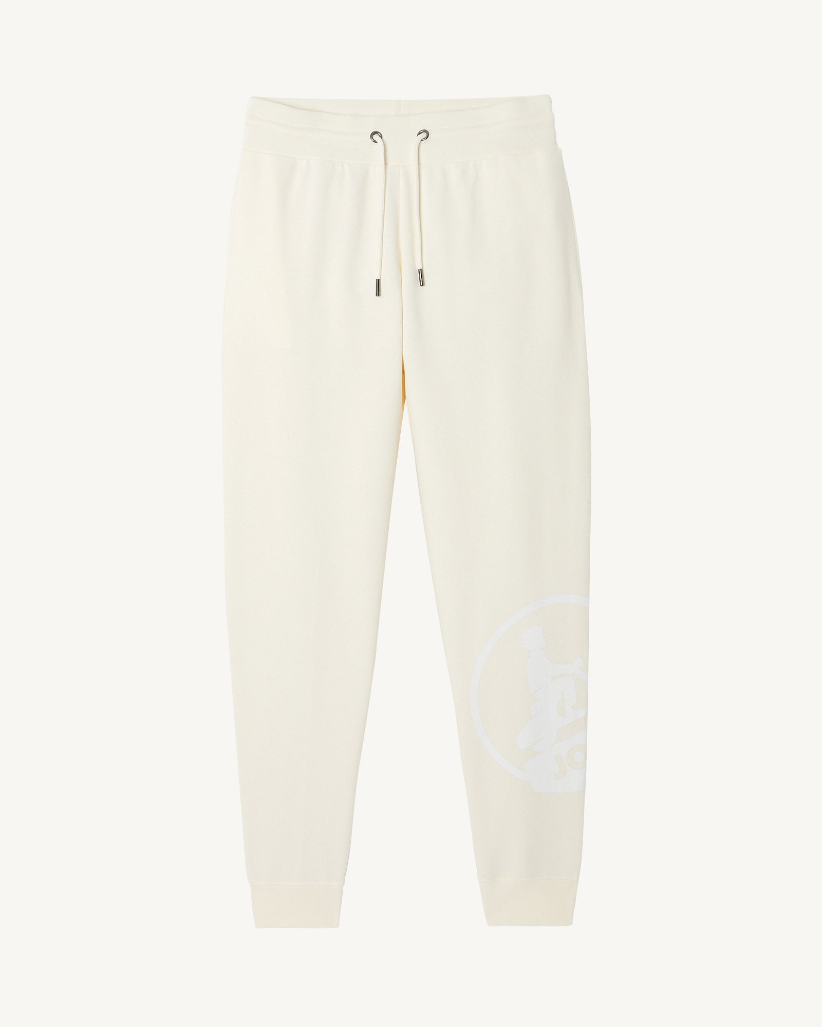 Jogpant femme en coton biologique Ecru Soledad