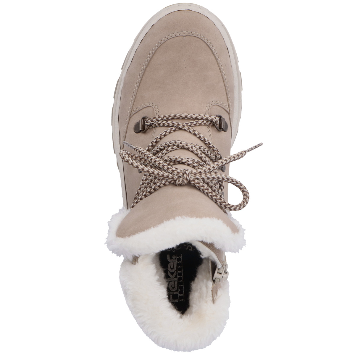 Rieker X9336 Schnürboots creme