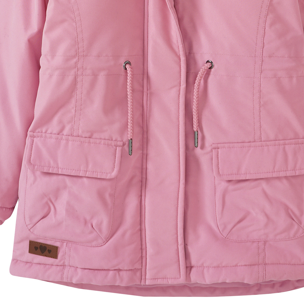 Mädchen Parka mit Fellimitat