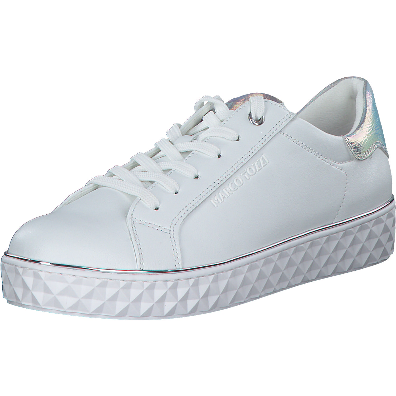 Marco Tozzi 23705, Schnürschuhe, Damen, Weiß