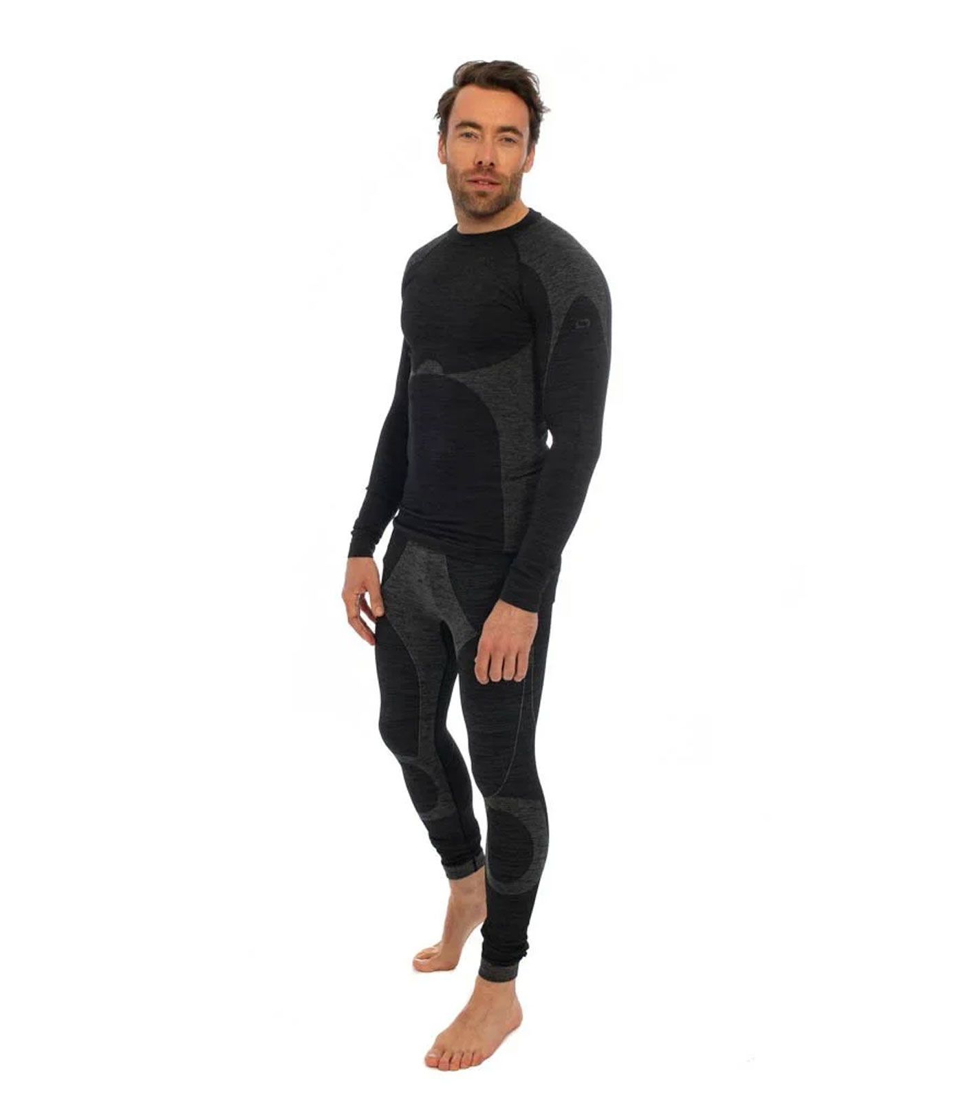 Heat Keeper Premium schwarz melange Herren Thermoset