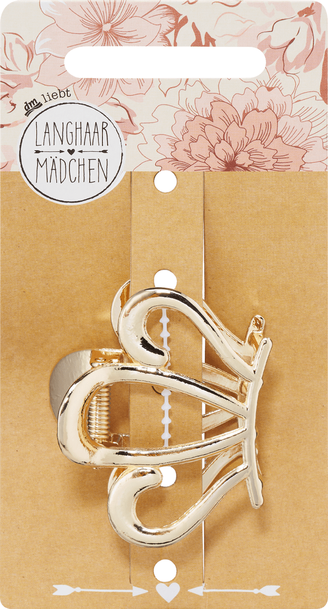 Haarklammer Metall Gold-Optik, 1 St