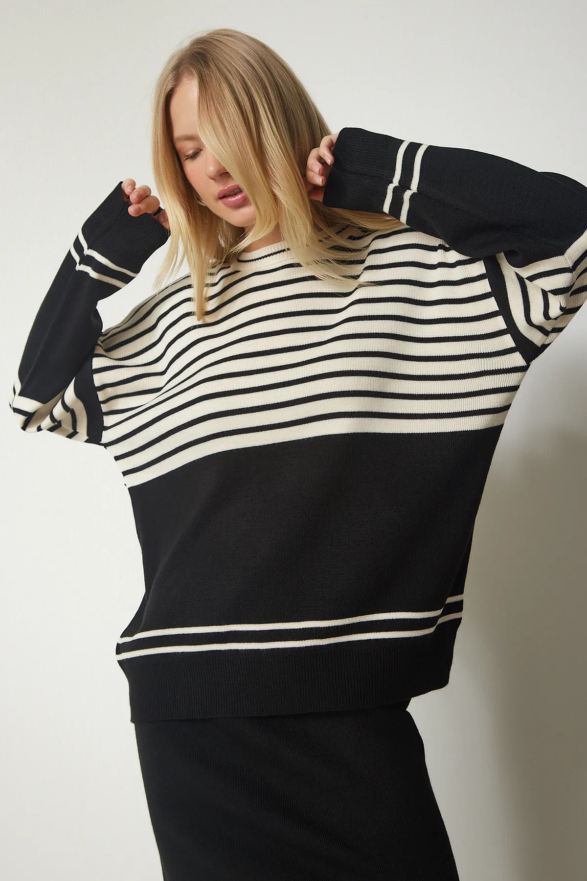 Happiness İstanbul  Zweiteiler - Schwarz - Regular Fit
