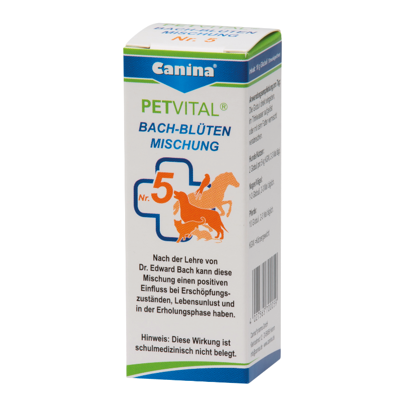 Canina Ergänzungsfutter & Aufzucht Canina Petvital Bach-Blüten - Nr. 5 Erschöpfung 10g