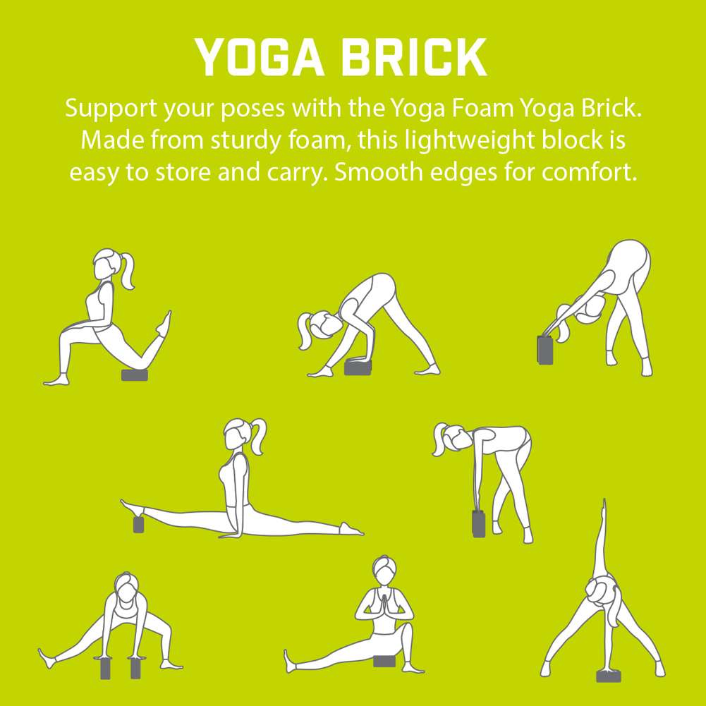 Urban Fitness Marbled Yoga Block UFM205