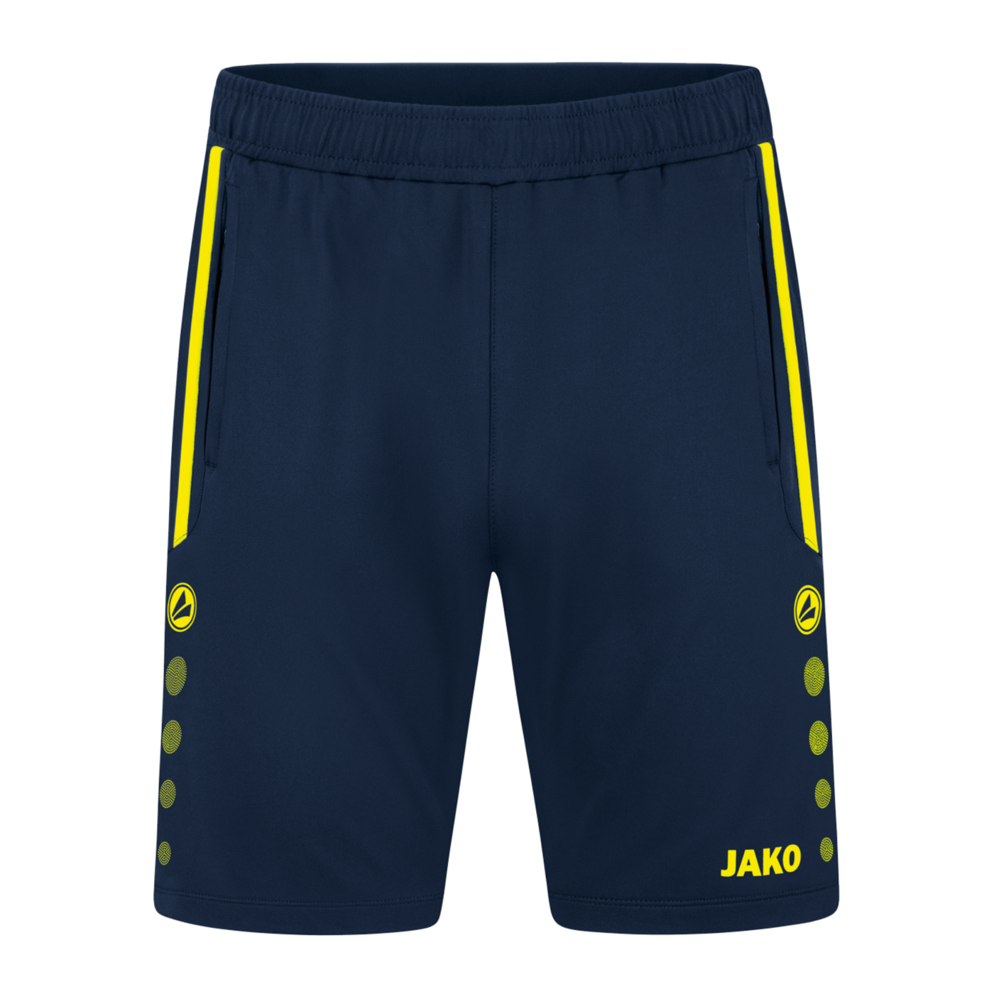 JAKO Allround Trainingsshort Blau Gelb F904