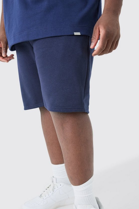 Plus lockere Jersey-Shorts