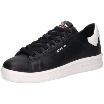 Replay University Sneaker in schwarz