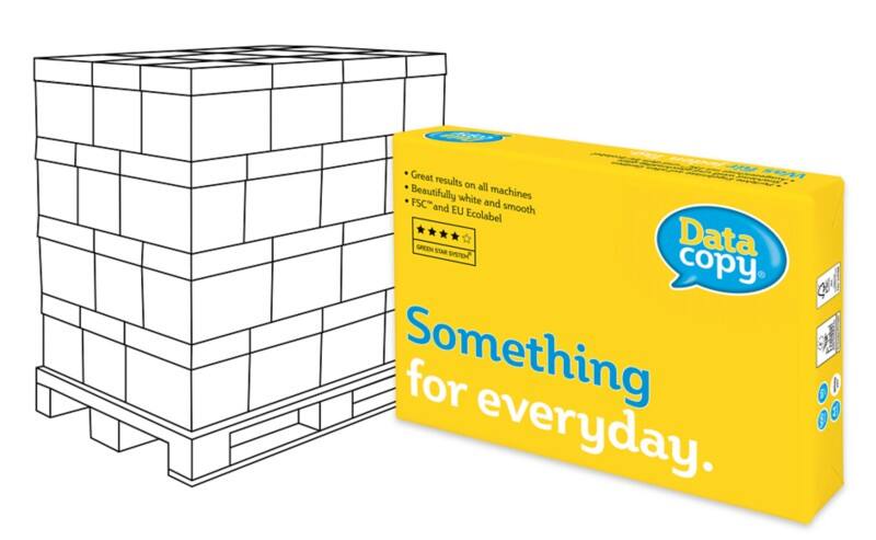 Data Copy Everyday DIN A4 Druckerpapier Weiß 80 g/m² Matt 240 Pack à 500 Blatt
