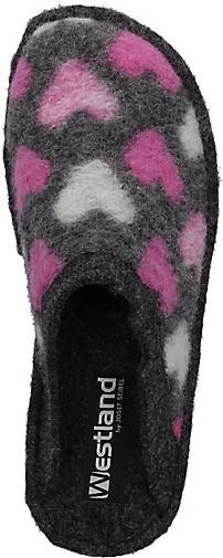 WESTLAND Hausschuh Lille 100, rosa-multi