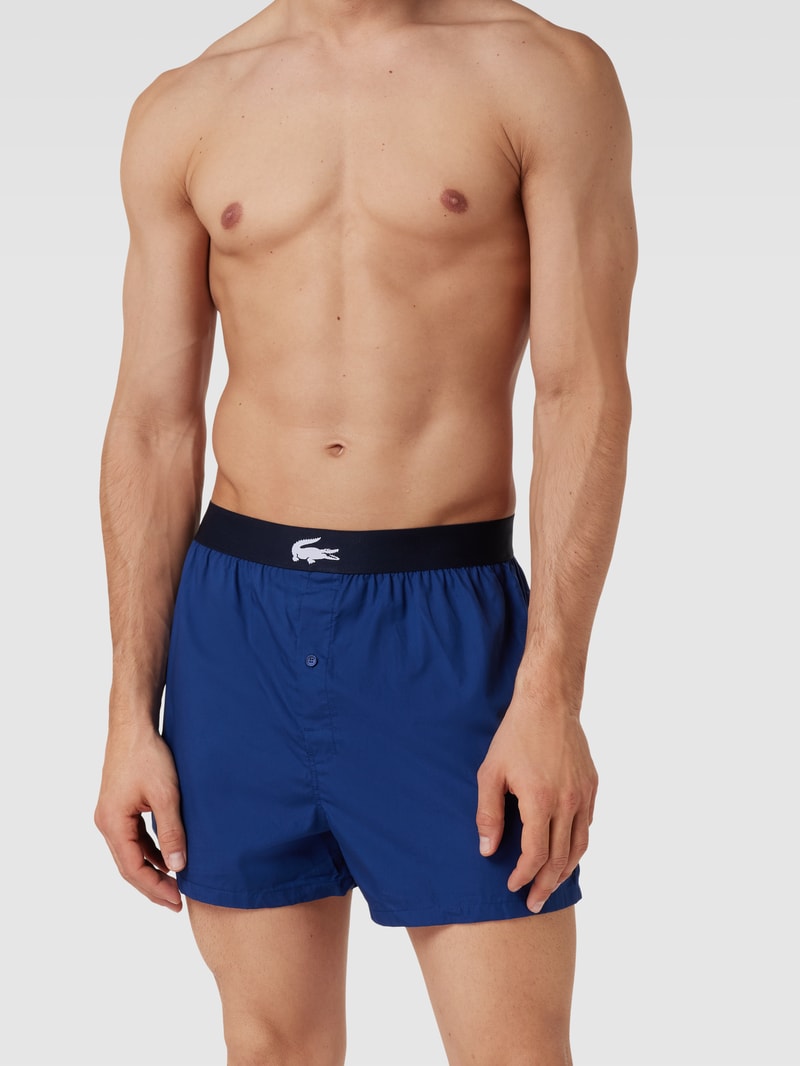 Boxershorts mit Logo-Bund im 3er-Pack Modell 'LIFESTYLE' in blau