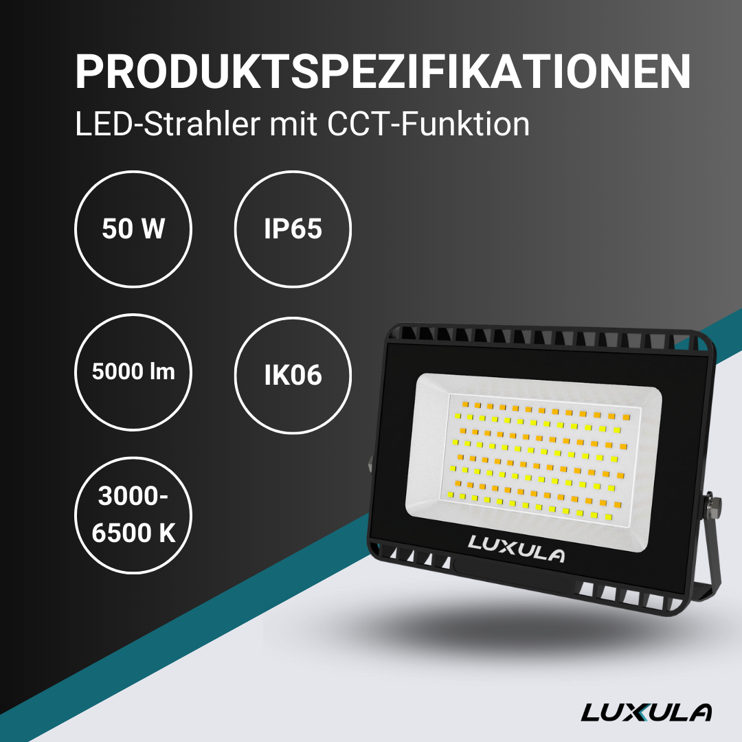 LUXULA LED CCT Fluter, 50 W