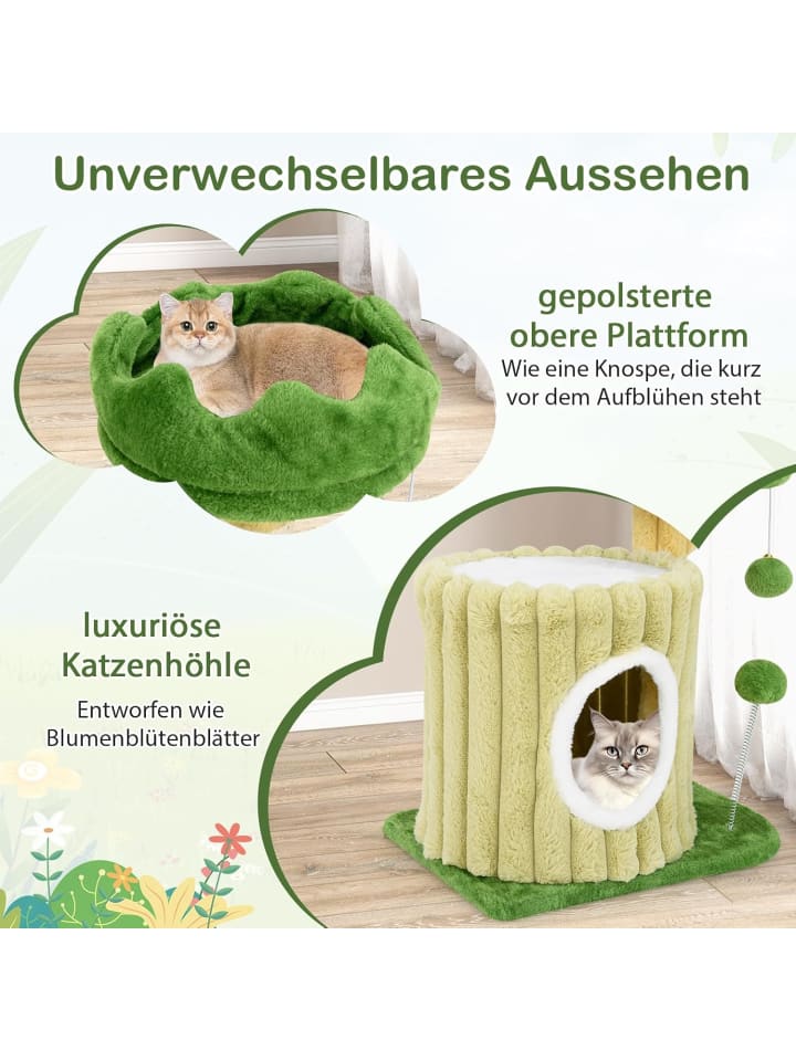 COSTWAY Kratzbaum Klein in Grün günstig kaufen onesize