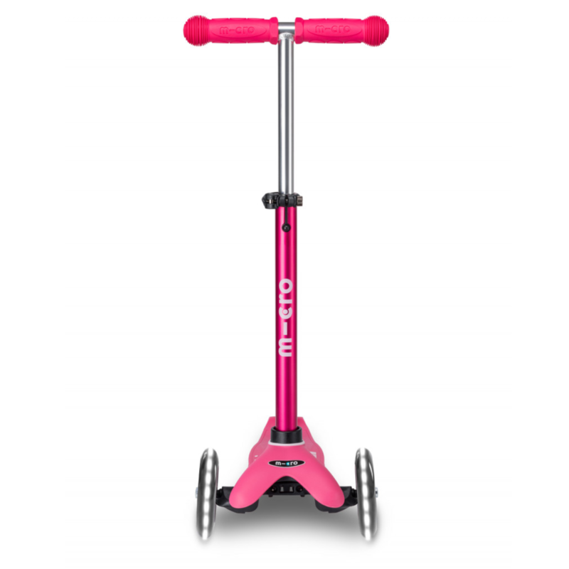 Trottinette 3 Roues LED -Mini Micro Deluxe Rose Led