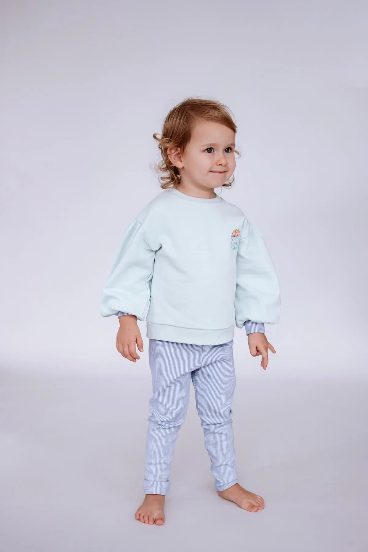 C&City  Langer Kinder-Trainingsanzug Mint/Flieder