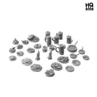 HQ Resin - Commoner Feast Basing Kit 2