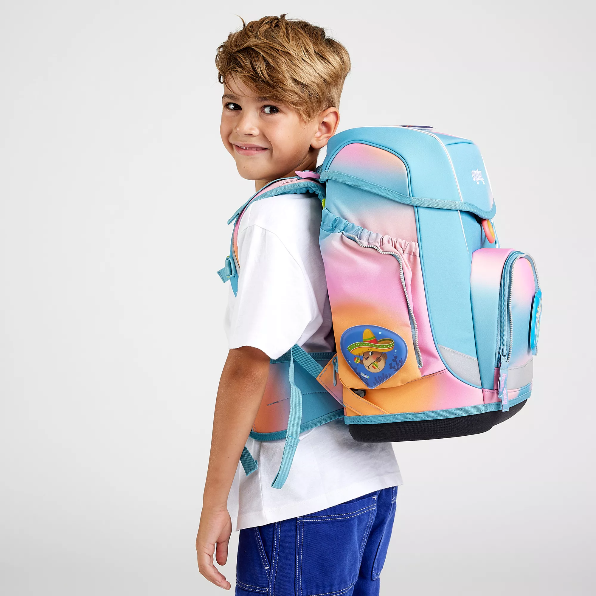 ergobag Schulranzen-Set UrlaubsfieBär