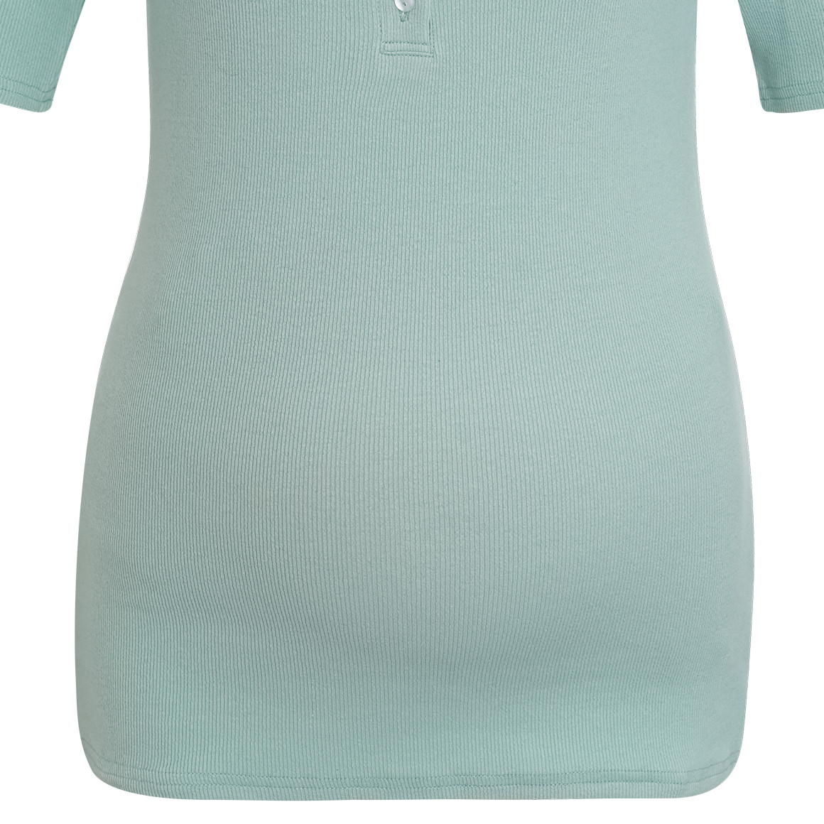 Damen Umstands-T-Shirt mit Knopfleiste