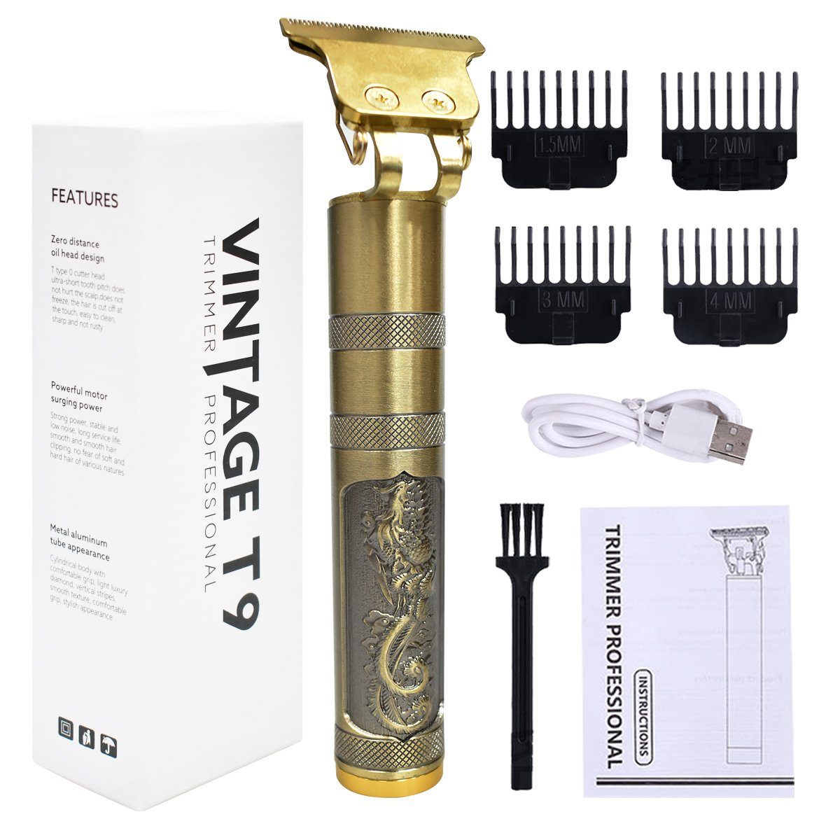 7Magic Haarschneider Professioneller Haarschneider für Männer, Bartschneider