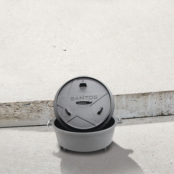 Dutch Oven, mit Füßen, 5,7 l