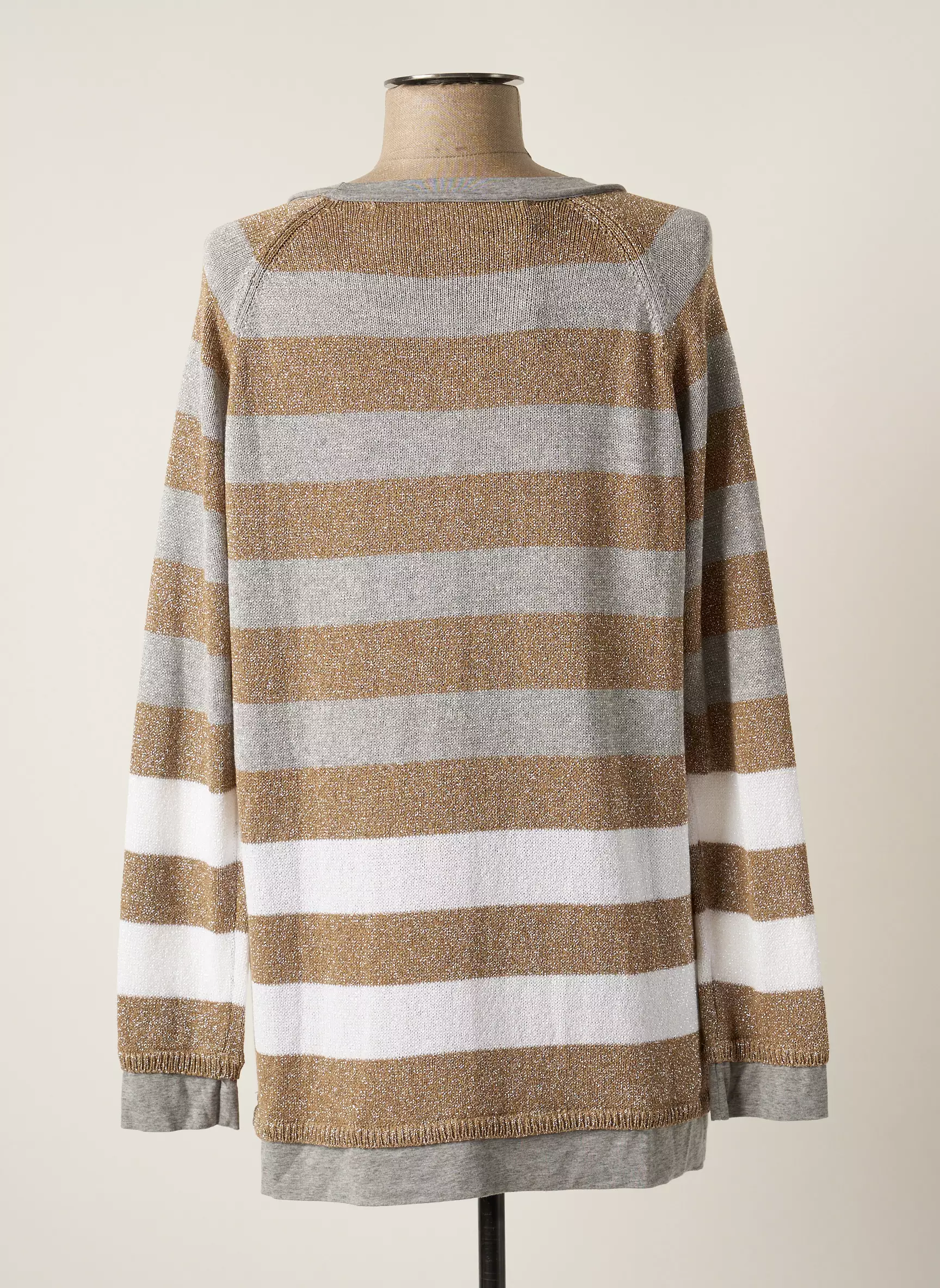 Daniela Dallavalle Pull Tuniques Femme couleur gris